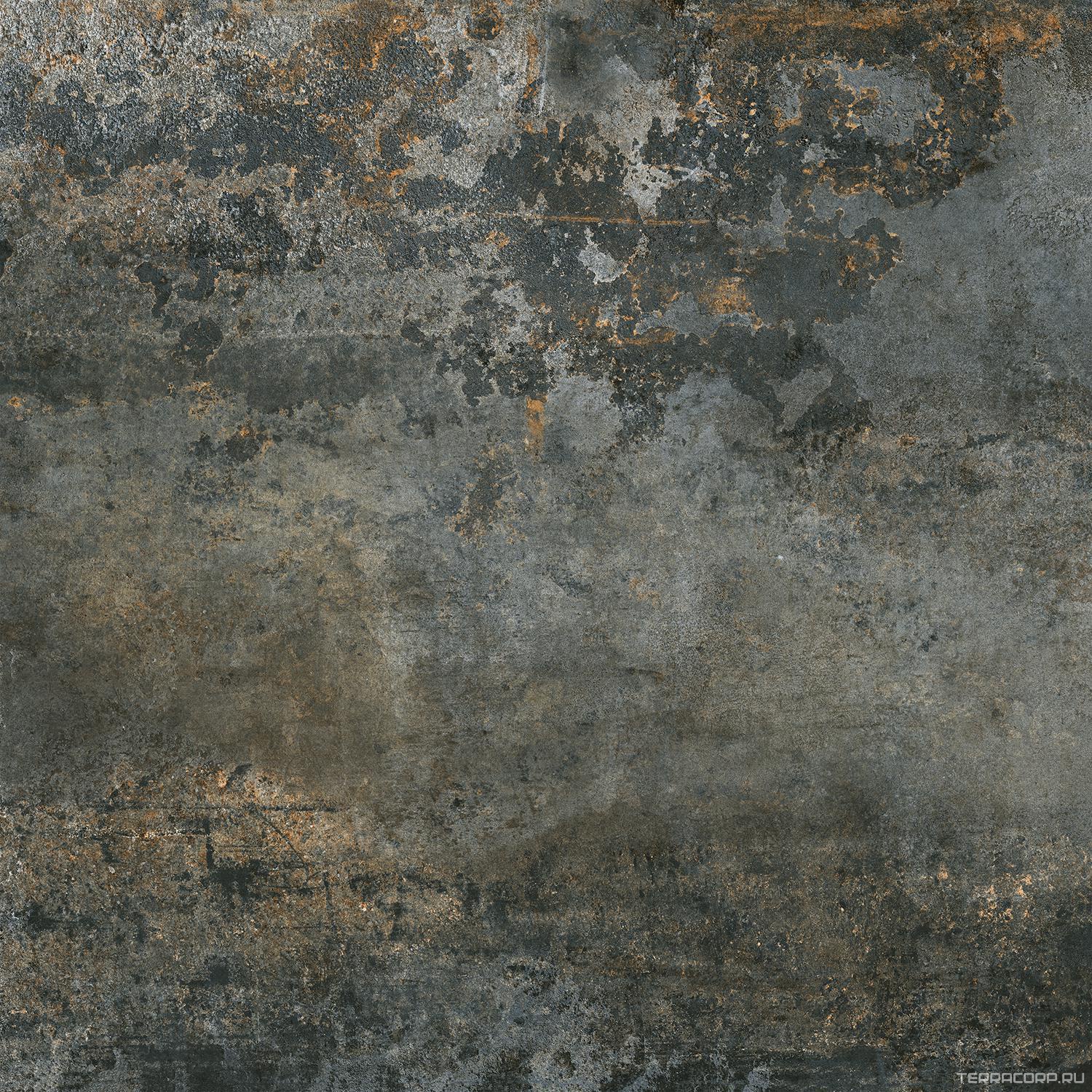 Керамогранит Pamesa Rusty Metal Coal Luxglass 120x120 Rec. Комбинированный, фото 3