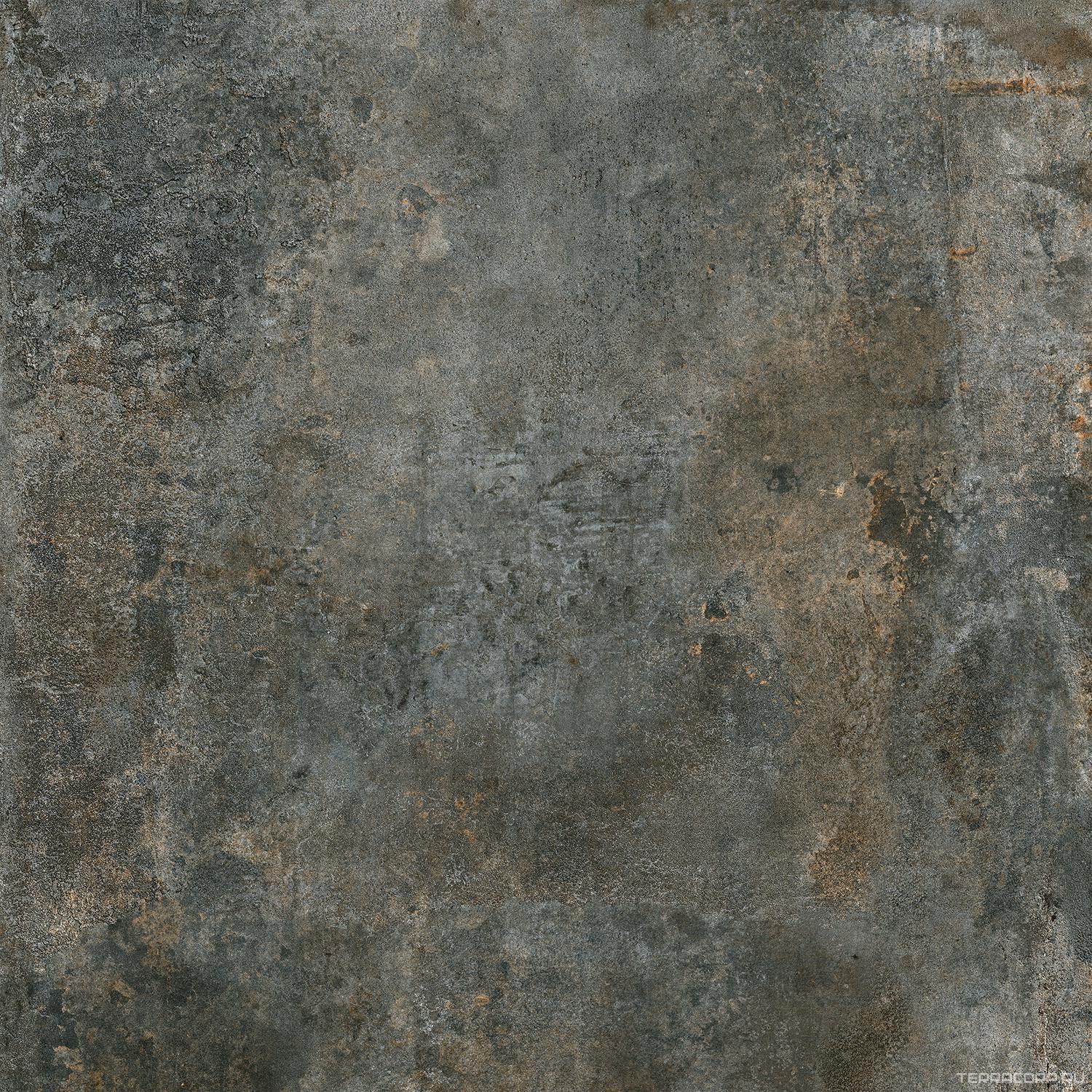 Керамогранит Pamesa Rusty Metal Coal Luxglass 120x120 Rec. Комбинированный, фото 4