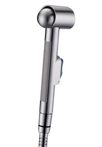 Гигиеническая лейка с фиксатором, крепления в комп., цв.никель, ZZ Wasserkraft wern A092