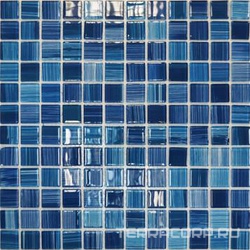 Мозаика JSM-CH1025 лазурная полосатая XX |30x30