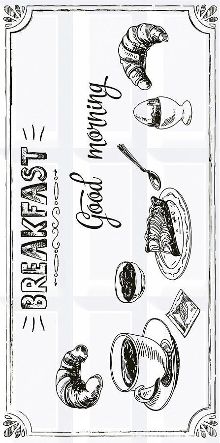 Керамическая плитка Azori Вог Декор VOGUE Breakfast 1 40,5х20,1 Комбинированный, фото 4