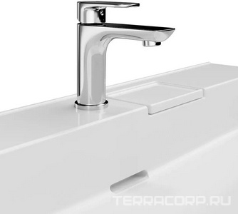 Раковина мебельная 60 см, для тумбы "LOGICA", с 1 отверстием под смеситель, без слива перелива, цвет белый Kerama Marazzi  LO.wb.60.1