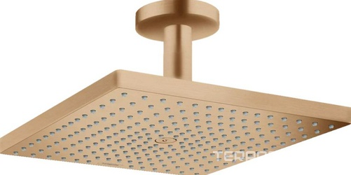 Верхний душ 300x300мм, c потолочным кронштейном 158мм, G1/2, (цв.шлиф.бронза), Raindance E300 AIR 1jet ZZ