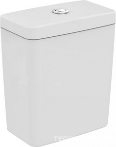 Бачок д/унитаза, кнопка хром, механизм смыва 3/6л, подв.воды снизу слева,  ZZ Ideal Standard Connect Cube E797001