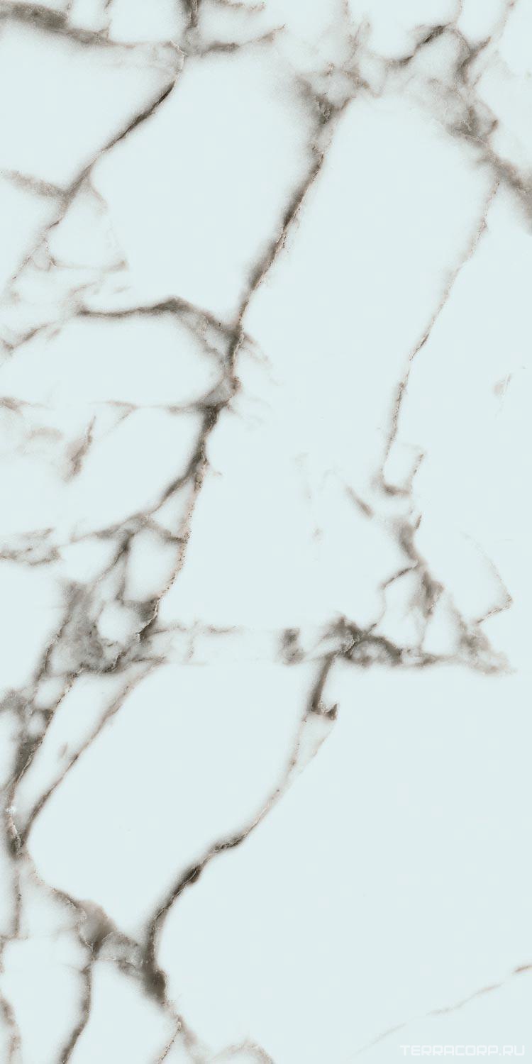 Керамогранит Pamesa Arabescato Rain Pearl Luxglass 60x120 XX Белый, фото 5
