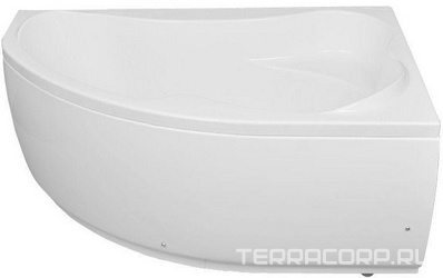 Ванна CAPRI 170*110-правая,  ГМ6, АМ, СМ, НМ, смеситель А3, слив-перелив в компл., БЕЗ ПАНЕЛИ XX