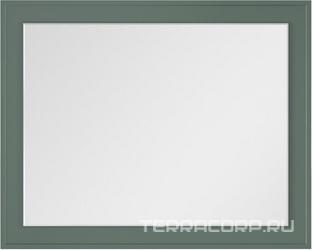 Зеркало 800x30x600мм, с встроен.по периметру LED подсветкой, выкл. датчик движения, (цв.серый матовый), Cubo ZZ