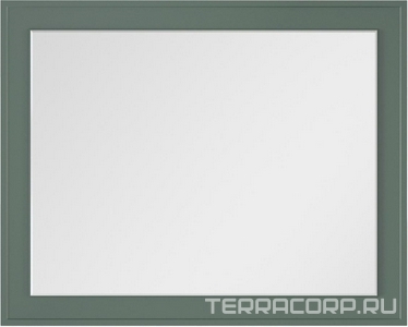 Зеркало 800x30x600мм, с встроен.по периметру LED подсветкой, выкл. датчик движения, (цв.серый матовый),  ZZ La Fenice Cubo FNC-02-CUB-G-80-60