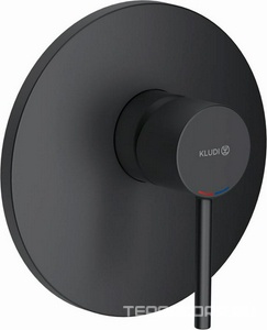 Смеситель KLUDI  BLACK 386553976 для душа встраиваемый внешняя часть, цв черный ZZ Kludi BOZZ 386553976