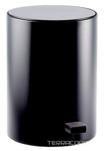 Ведро 23,5хh32см, с педалью и крышкой, с микролифтом, (цв.черный матовый), TE 50 ZZ Decor Walther Универсал 0613660