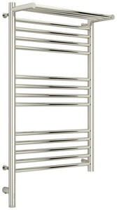 Полотенцесушитель электрический, 800х500 мм, " 3.0", с полкой, скрытое подключение, блок управления слева, цв.хром ZZ Сунержа Богема 00-5806-8050