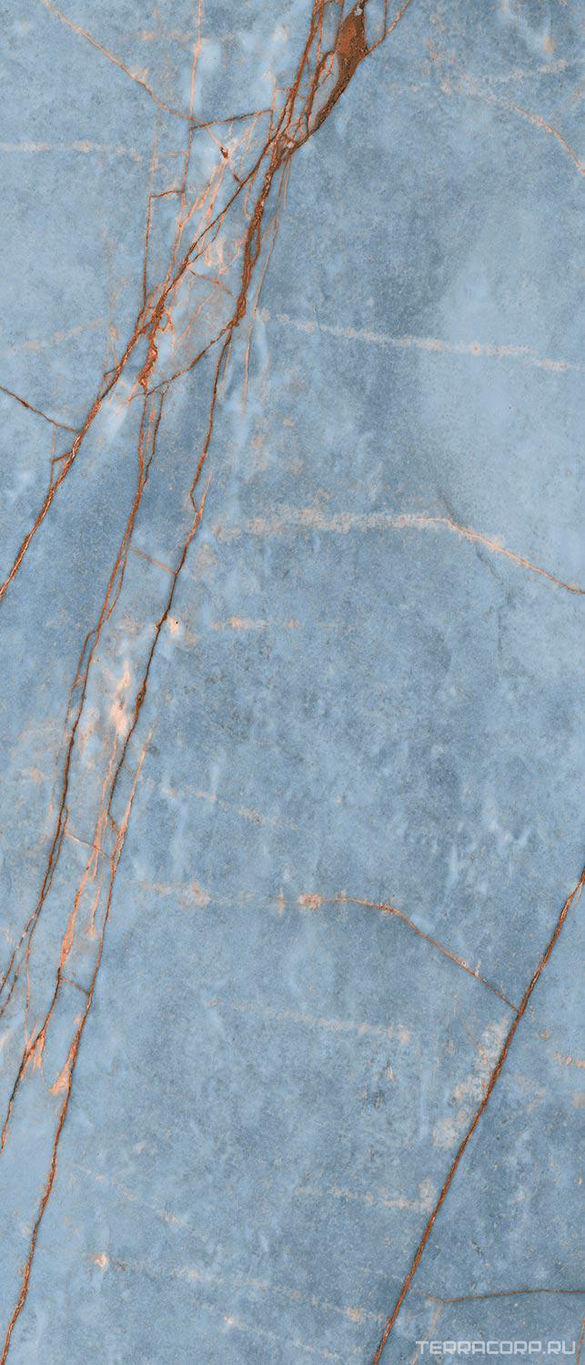 Керамогранит Florim Magnum Heritage Luxe Heritage Azure Glossy 120x280 Голубой, фото 7