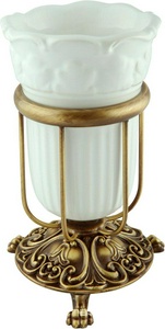 Стакан настольный, (керамика, держатель цв.бронза),  ZZ Migliore Elisabetta 16986