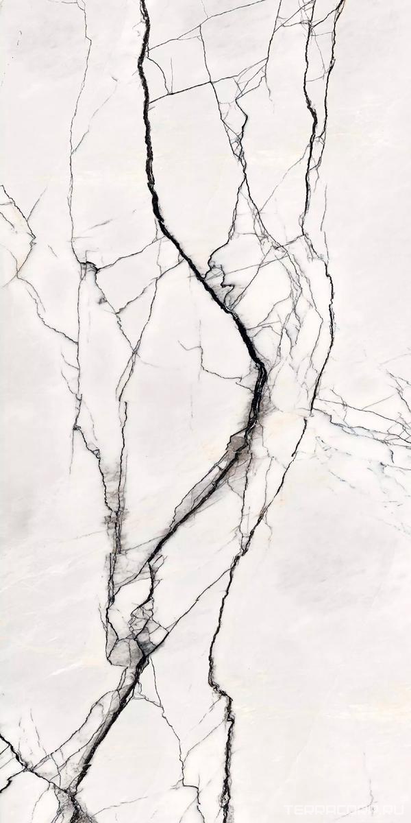 Керамогранит Florim Magnum B&W Marble White Breach Naturale 160x320 Белый, фото 4