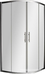 Душевое ограждение Veconi -07 полукруглое Арт.07-90PL-01-19C3, профиль хром, стекло прозрачное / 6мм ZZ Veconi RV RV07-90PL-01-19C3