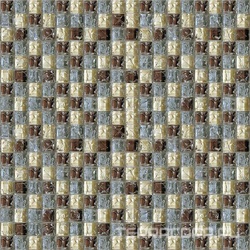 Мозаика HK-37 вишнево-голубой микс ZZXX| 32.7x32.7