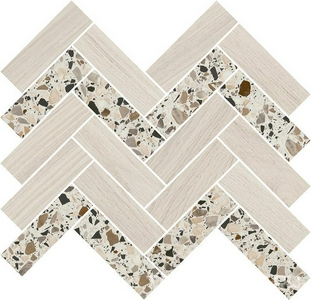 Керамогранит Kerama Marazzi Монтиони Декор  мозаичный миндальный 34x35.5 Комбинированный 