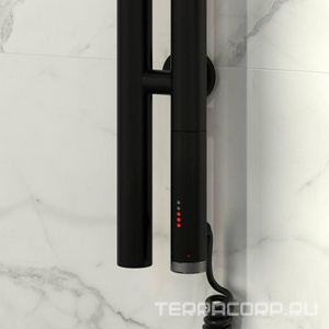 Полотенцесушитель электрический Сунержа  3.0 1800 правый, 1800x85 мм, цв. черный матовый (RAL 9005), ZZ Сунержа Нюанс 31-5843-1853