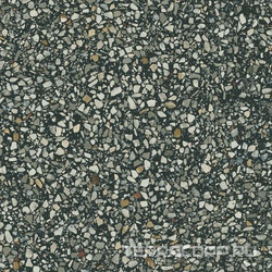Бричиола чёрный лаппатированный обрезной 60x60