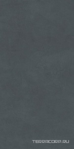 Керамическая плитка Kerama Marazzi Чементо  антрацит матовый обрезной 30x60 Черный 