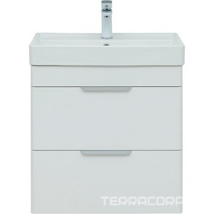 Тумба подвесная 60 см, 2 ящика, без раковины  (301803), цв. белый Aquanet Ирис 310144