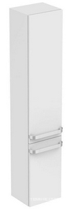 Пенал 350х300х1735cм, петли справа, 2-ве дверцы, 3+1 стеклянные полки, крепёж в комп., БЕЗ РУЧКЕК арт.R4355хх, (цв.бел.глянц.),  ZZ Ideal Standard Tonic II R4315WG
