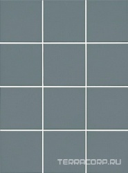 Агуста синий матовый 30х40 из 12 частей 9,8x9,8