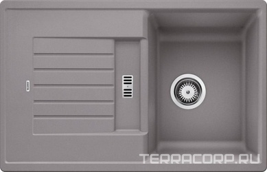 Мойка кухонная Blanco Zia 45 S аллюметаллик| 50x78x19