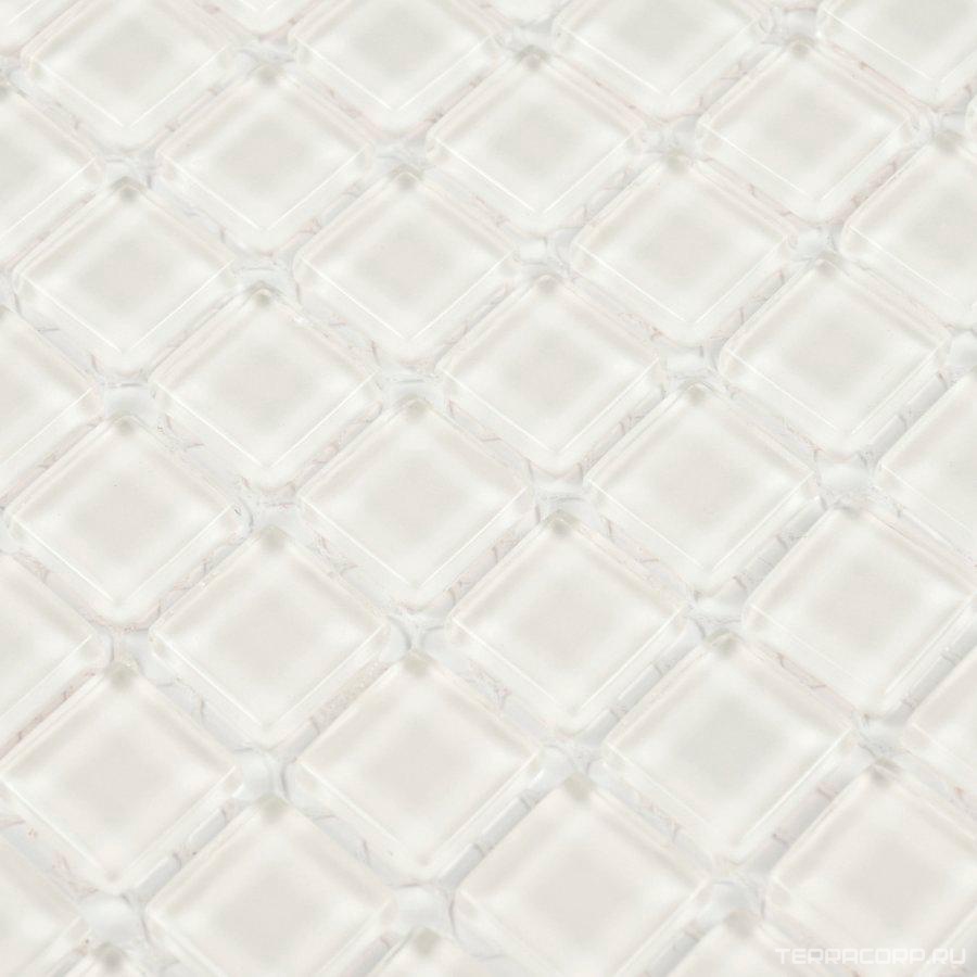 Мозаика Bonaparte Мозаика стеклянная Super white (15x15x4) 30x30 Комбинированный, фото 5
