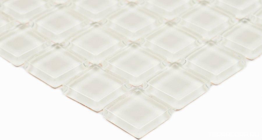 Мозаика Bonaparte Мозаика стеклянная Super white (15x15x4) 30x30 Комбинированный, фото 4