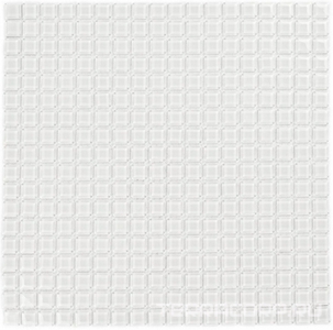 Мозаика Bonaparte Мозаика стеклянная Super white (15x15x4) 30x30 Комбинированный 
