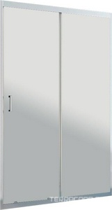 Душевая дверь 120хh185 см, профиль хром глянец, стекло прозрачное Veconi VN VN40-120-01-C1