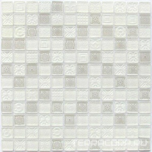 Мозаика Bonaparte Мозаика стеклянная Prism (23x23x6) 30x30 Комбинированный 