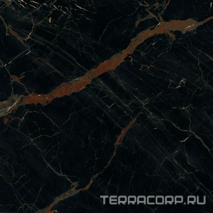 Керамогранит AtlasConcorde Россия FORTE DEI MARMI F.d.M. Ombra di Carav. 80x80 Lapp/Ф.Д.М. Омбра Ди Карав. 80Х80 Лап Черный 