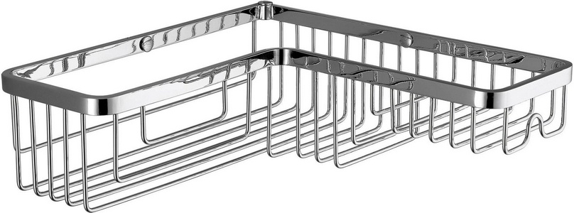 Полочка угловая, настенная металл. для ванны/душа 28х28хh8см, (хром) Complimenti ZZ Colombo Complementi B9615