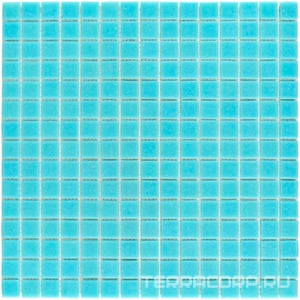 Мозаика Bonaparte Мозаика стеклянная Simple Blue (на бумаге) (20x21x4) 32,7x32,8 Комбинированный 