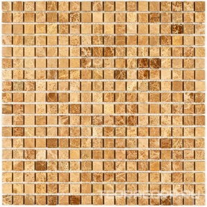 Мозаика Bonaparte Мозаика из натурального камня Madrid-15 slim (POL) (15x15x4) 30,5x30,5 Комбинированный 