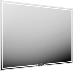 Зеркало MIO 120 (Ш)*80 (В) см, прямоугол., со встроенным диммером, белое