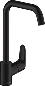 Смеситель для кухни, 260, 1jet, (цв.матовый черный), Focus M41 ZZ Hansgrohe Focus E2 31820670