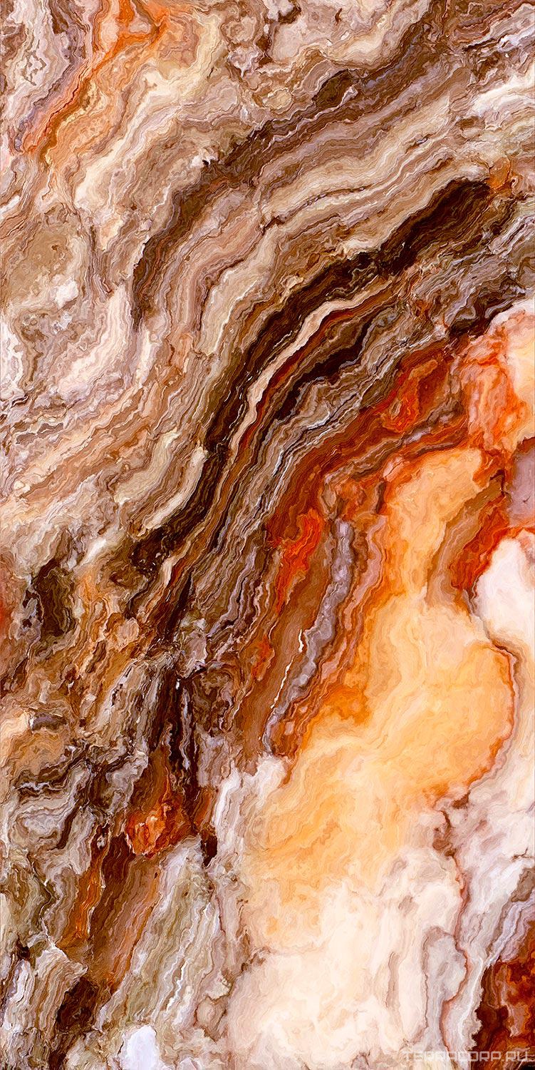 Керамогранит Fusure Ceramic Luxury Stone SS12032 Pol 60x120 Коричневый, фото 4