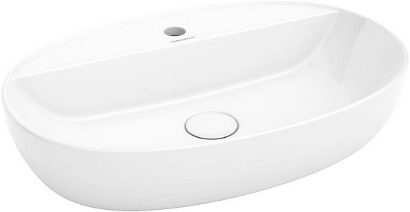 Раковина PLAZA 60х40 cм накладная с отверстием под смеситель, цв.белый Kerama Marazzi Plaza PLR.wb.60.1