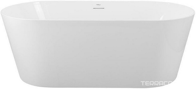 Ванна 1705x800x615мм, акрил, отдельностоящая,со сливом-переливом цв.хром в комплекте, BelBagno ZZ BelBagno Универсал BB416-1700-800