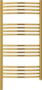 Полотенцесушитель электрический " 3.0"1000х500 мм, форма выгнутая, электрический, пульт слева, скрытое подкл. в компл.цв. золото, ZZ Сунержа Богема 03-5802-1050