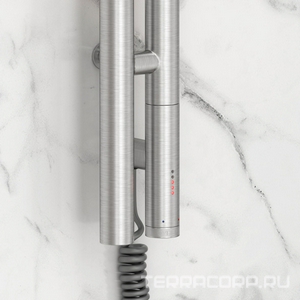 Полотенцесушитель электрический  3.0, 1200х85 см, скрытое подключение в компл.,правый, цв сатин ZZ Сунержа Нюанс 071-5843-1253