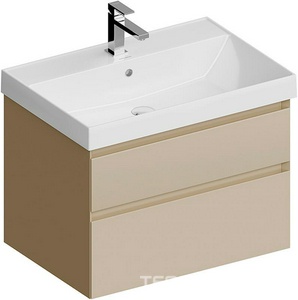 Тумба CUBO подвесная с ящиками 70, лимо матовая ZZ Kerama Marazzi Cubo CUB.70.2\LIM