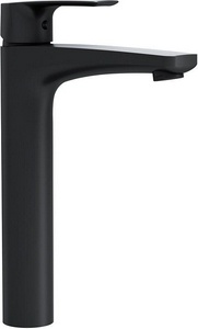 Cмеситель  для умывальника высокий, черный AMPM Gem F90A92022