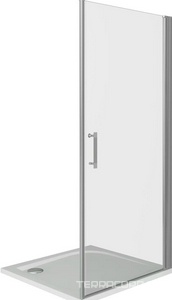 Дверь для душа распашная Good Door  DR-100-C-WE, 1000хh1850 мм, стекло прозрач 5 мм. профиль хром, ZZ Good Door Mokka МК00002