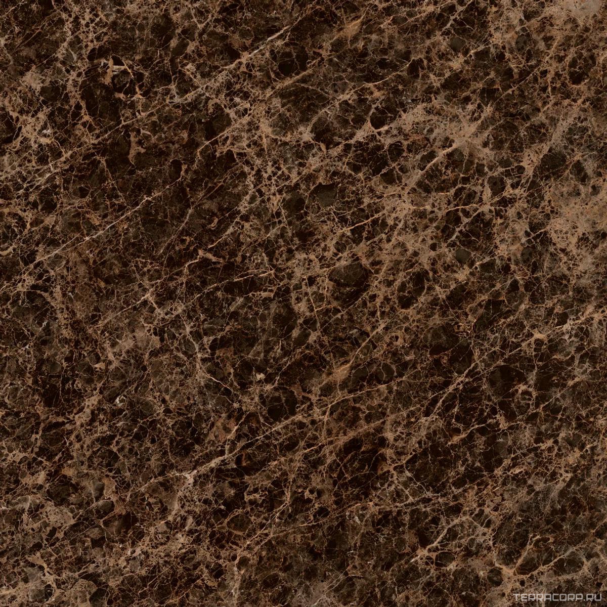 Керамогранит Ariostea Ultra Marmi Dark Emperador Lucidato (Shiny) 6 mm 75x75 Комбинированный, фото 5