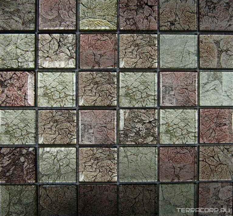 Мозаика Спектр-М Микс стекло Мозаика из стекла на сетке S10-080 30x30 Комбинированный, фото 3