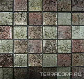 Мозаика Спектр-М Микс стекло Мозаика из стекла на сетке S10-080 30x30 Комбинированный 